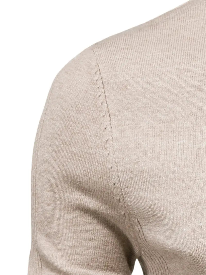 Men's Turtleneck Sweater Soft Knit Lightweight Layering