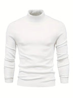 Men's Turtleneck Sweater Soft Knit Lightweight Layering