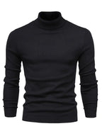 Men's Turtleneck Sweater Soft Knit Lightweight Layering
