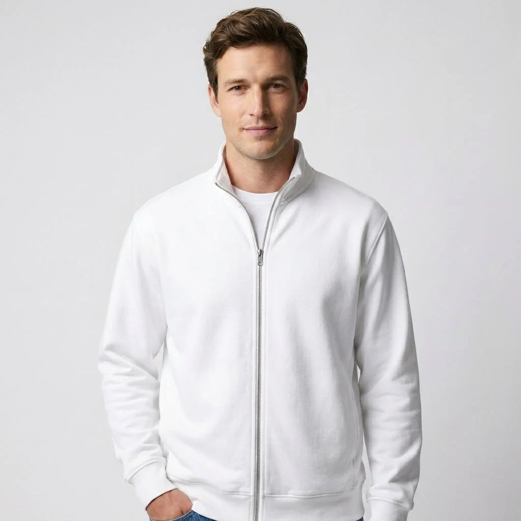 Men's Vest Full-Length Zipper Modern Fit
