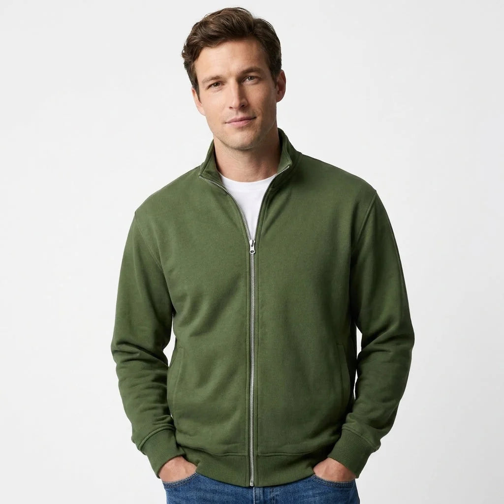 Men's Vest Full-Length Zipper Modern Fit
