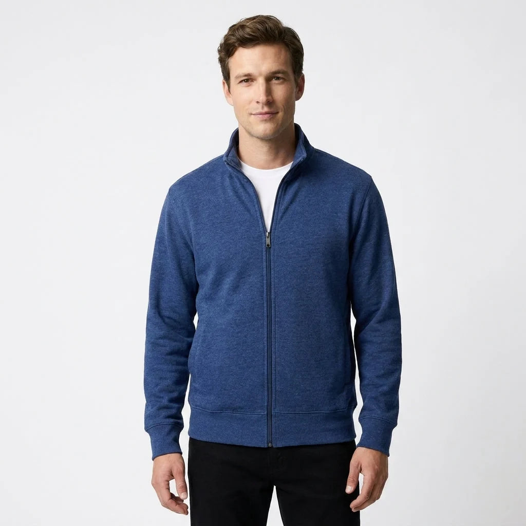 Men's Vest Full-Length Zipper Modern Fit