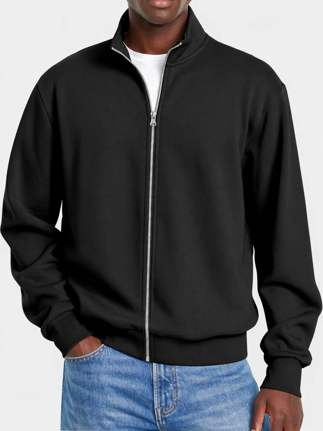Men's Vest Full-Length Zipper Modern Fit