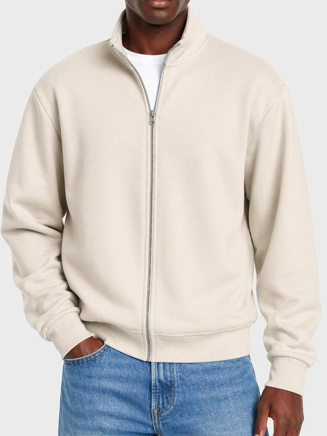 Men's Vest Full-Length Zipper Modern Fit