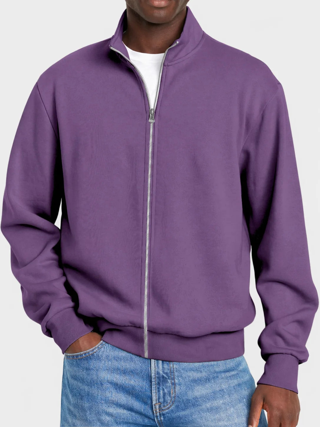 Men's Vest Full-Length Zipper Modern Fit