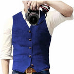 Men's Waistcoat Cardigan-Sweater Hybrid Soft & Durable
