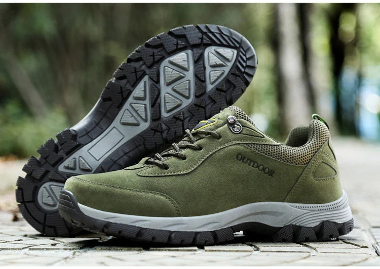 Men's Walking Shoes Orthopedic Insole Water-Repellent Upper & Non-Slip Outsole