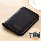Men's Wallet RFID-Blocking Slim PU Leather