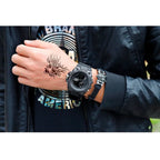 Men's Watch Dual Analog & Digital 98-Foot Water-Resistant Silicone Band