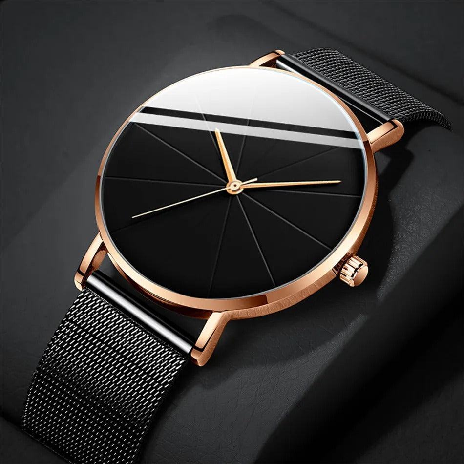 Men's Watch Stainless Steel 37mm Comfortable Strap