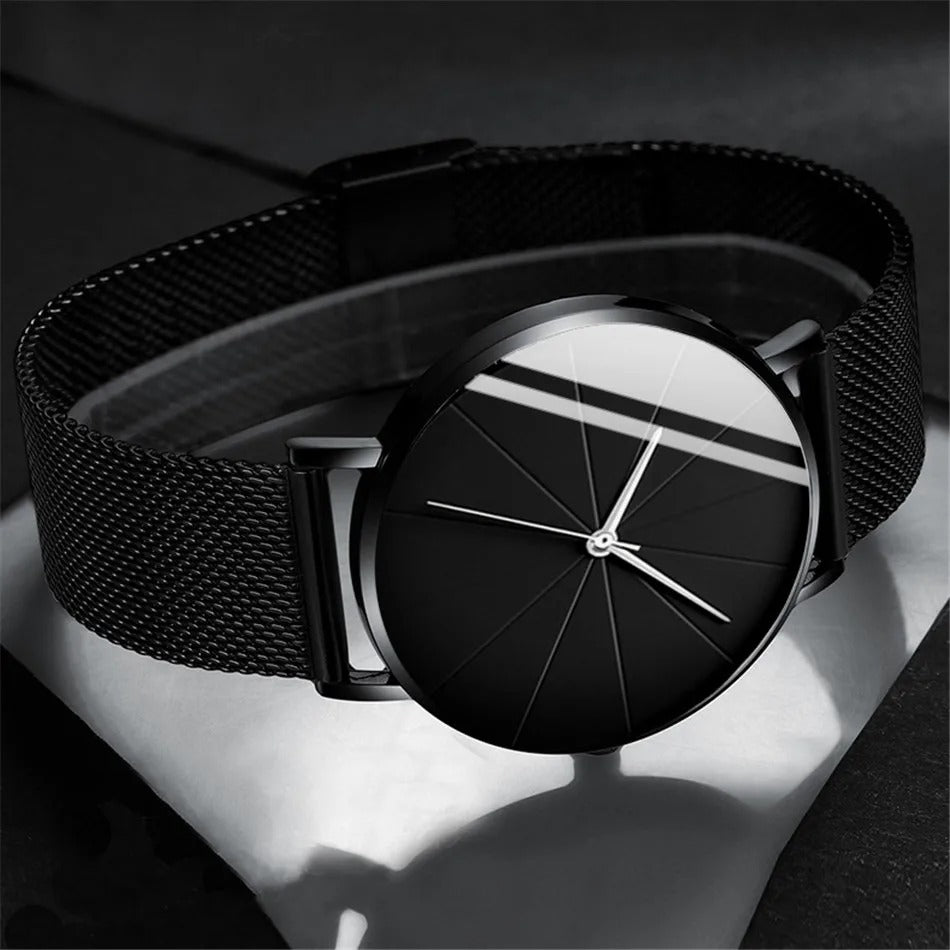 Men's Watch Stainless Steel 37mm Comfortable Strap