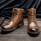 Men's Winter Boots Warm-Lined Mid-Height Slip-Resistant Sole