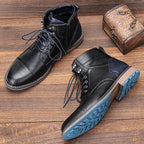 Men's Winter Boots Warm-Lined Mid-Height Slip-Resistant Sole