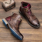 Men's Winter Boots Warm-Lined Mid-Height Slip-Resistant Sole