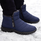 Men's Winter Boots Waterproof Anti-Slip Sole Side Zipper