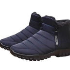 Men's Winter Boots Waterproof Anti-Slip Sole Side Zipper