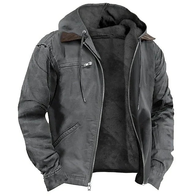 Men's Winter Coat Tailored Fit Layering Friendly Front Closure