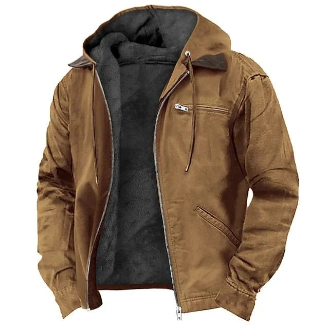 Men's Winter Coat Tailored Fit Layering Friendly Front Closure