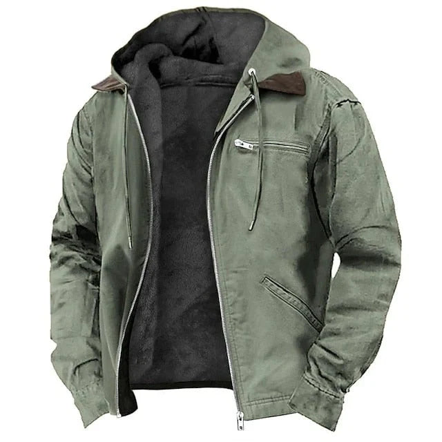 Men's Winter Coat Tailored Fit Layering Friendly Front Closure