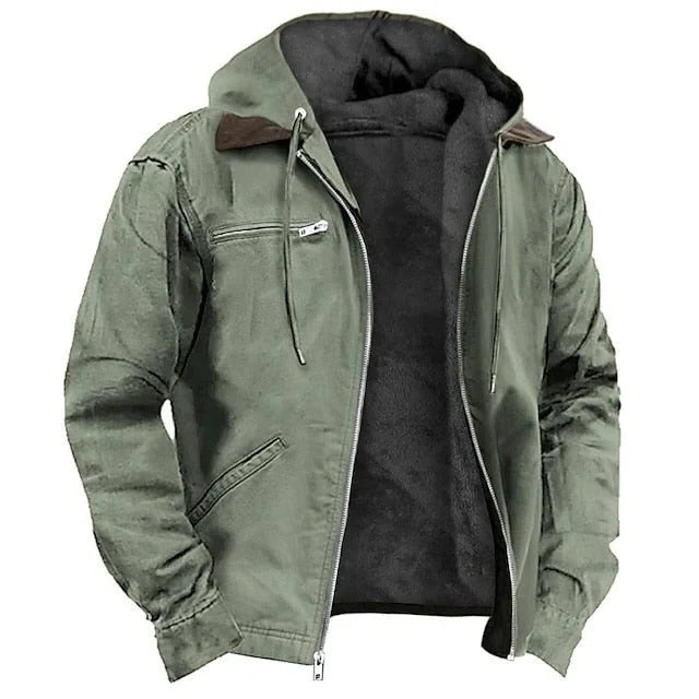 Men's Winter Coat Tailored Fit Layering Friendly Front Closure