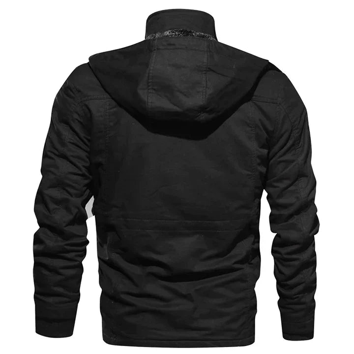 Men's Winter Jacket Insulated Hooded Roomy Fit