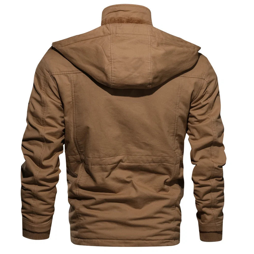 Men's Winter Jacket Insulated Hooded Roomy Fit