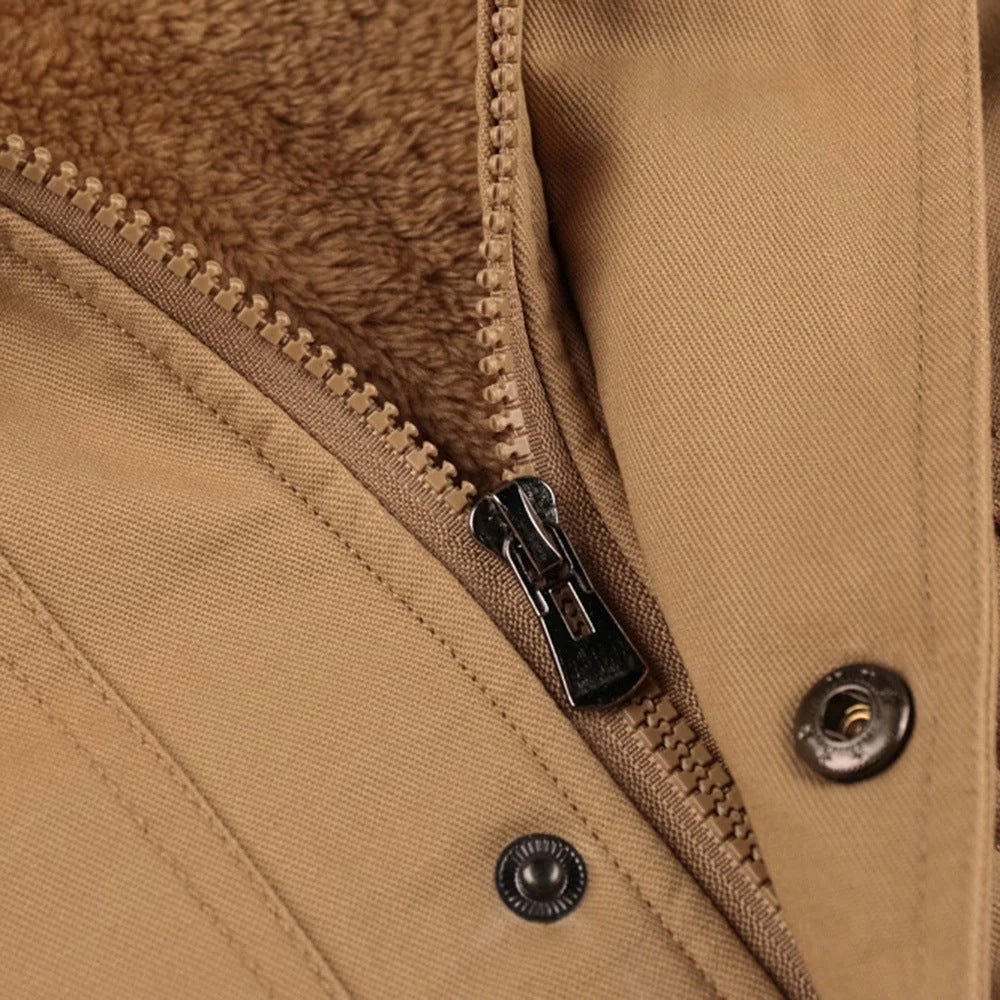 Men's Winter Jacket Insulated Hooded Roomy Fit