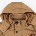 Men's Winter Jacket Insulated Hooded Roomy Fit