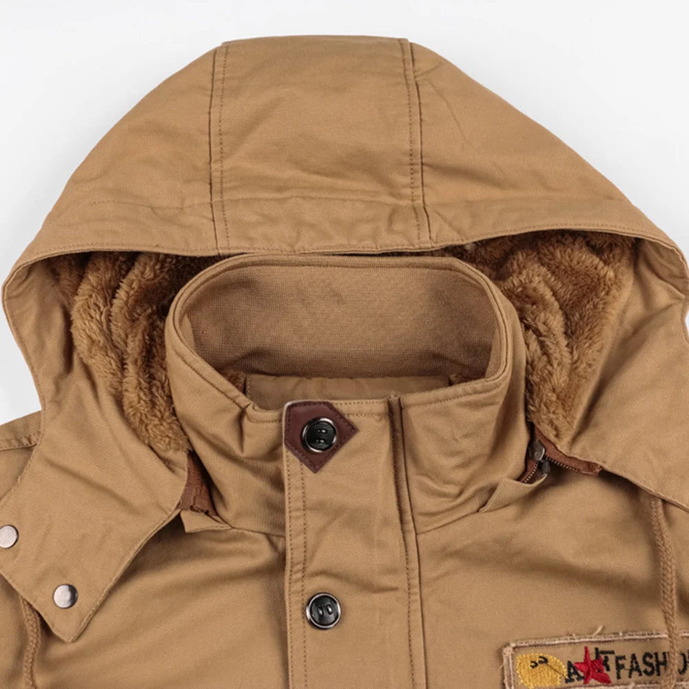 Men's Winter Jacket Insulated Hooded Roomy Fit