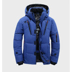 Men's Winter Jacket Quilted Insulated Hooded Windproof & Water-Resistant