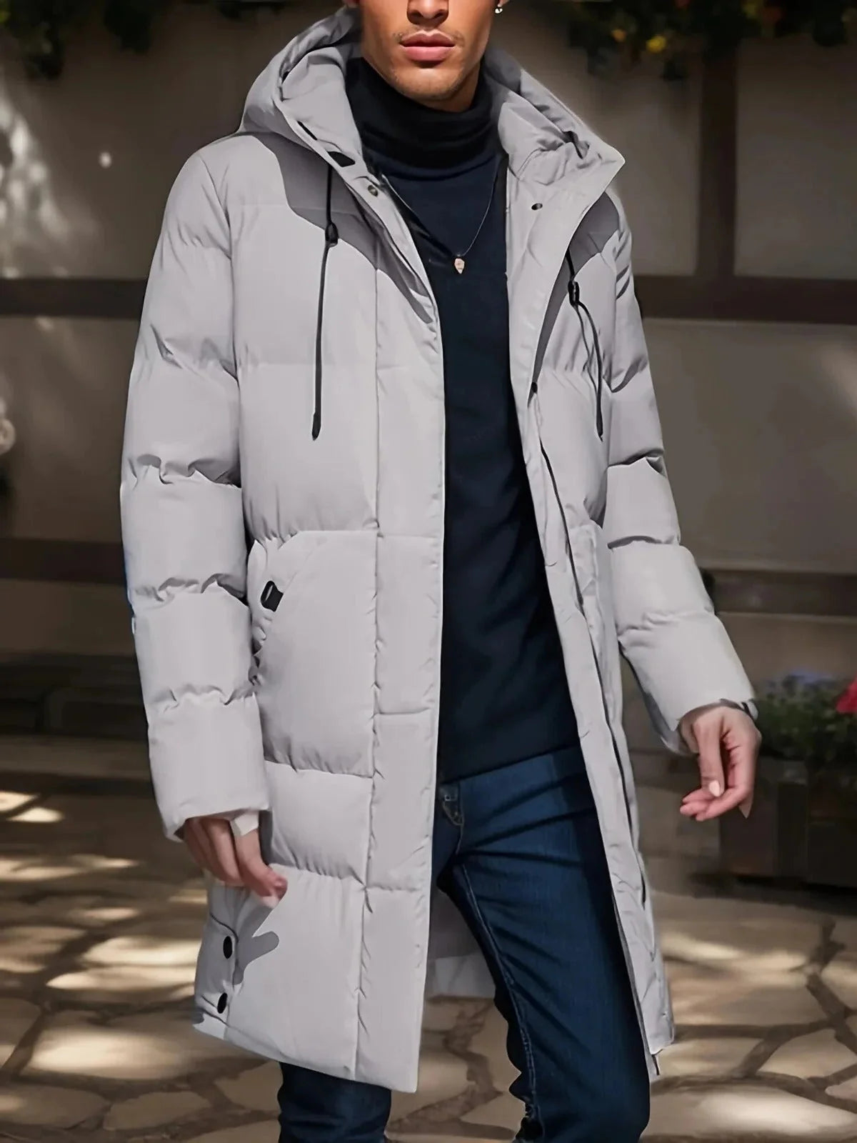 Men's Winter Jacket Water-Resistant & Breathable Insulated