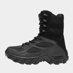Men's Work Boots Side-Zip High-Ankle Treaded Outsole