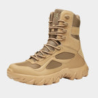 Men's Work Boots Side-Zip High-Ankle Treaded Outsole