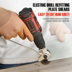 Metal Cutting Adapter Hardened Steel Blades & Metal Gearbox