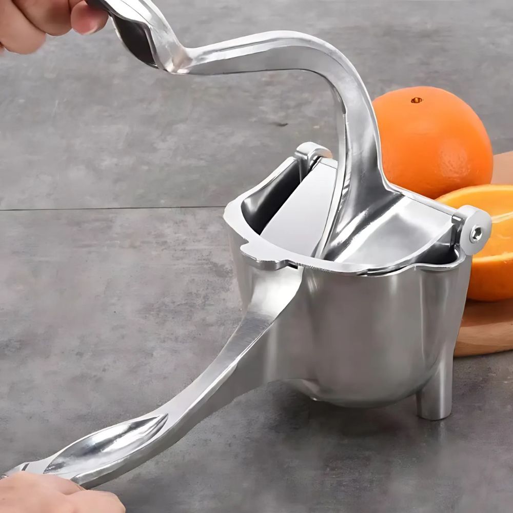 Metal Lever & Non-Slip Citrus Press (Dishwasher-Safe)