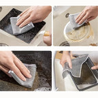 Metal Mesh Scrubber Scratch-Free & Quick-Drying