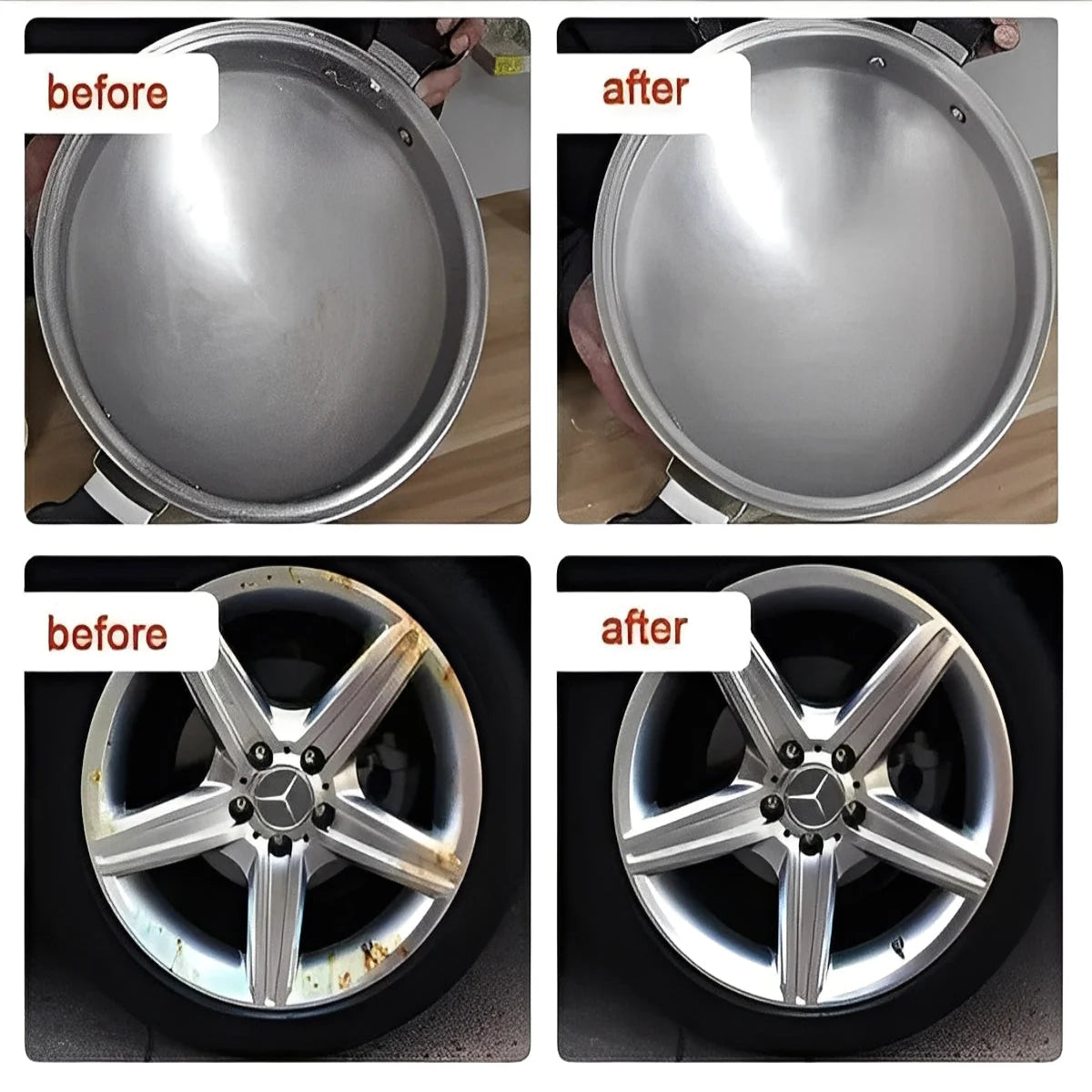 Metal Polish Paste Restores Shine & Removes Scratches
