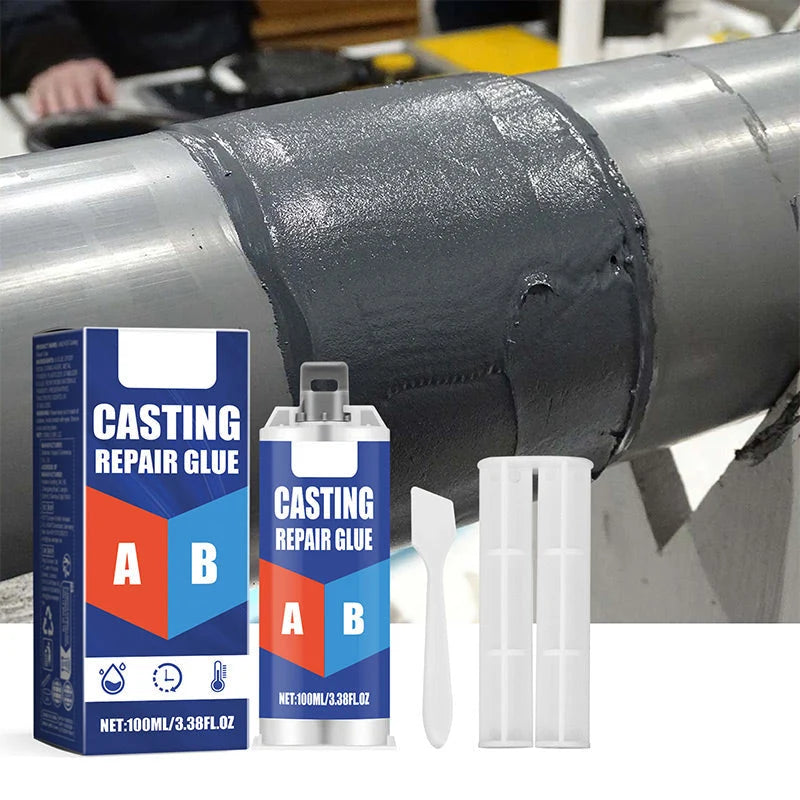 Metal Repair Adhesive Two-Part Epoxy Heat Resistant Waterproof