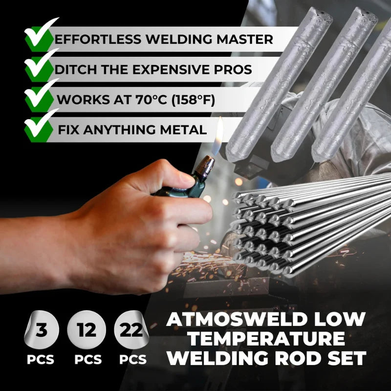 Metal Repair Rods Low-Heat Aluminum & Steel