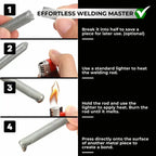 Metal Repair Rods Low-Heat Aluminum & Steel
