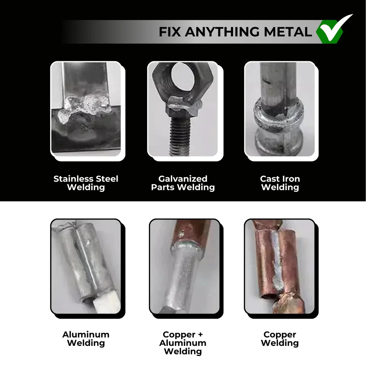 Metal Repair Rods Low-Heat Aluminum & Steel