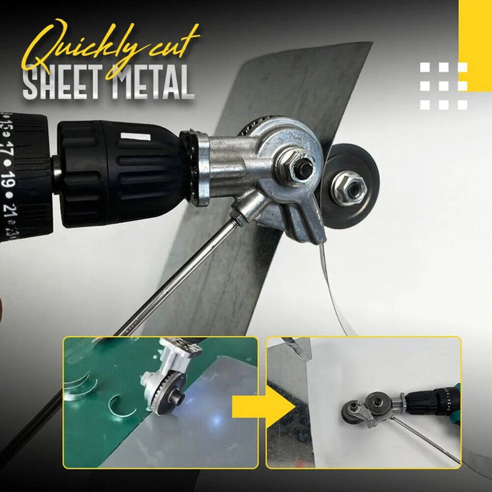 Metal Sheet Cutter Attachment Hardened Steel Blades Blade Guard