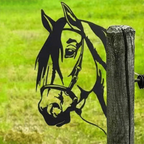 Metal Wall Art Farm Animal Handmade Rust Resistant