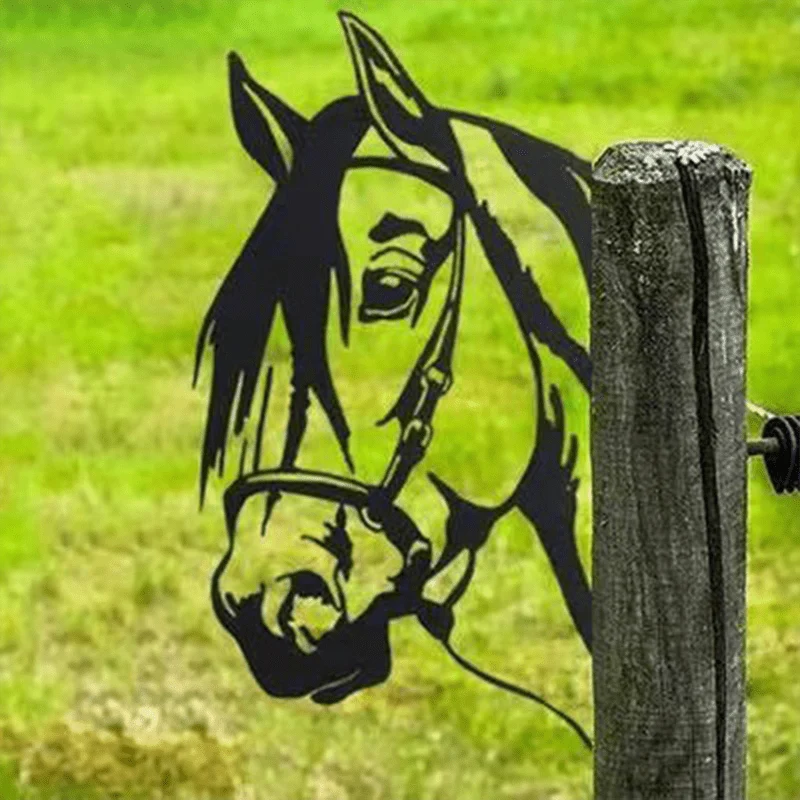 Metal Wall Art Farm Animal Handmade Rust Resistant