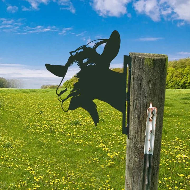 Metal Wall Art Farm Animal Handmade Rust Resistant