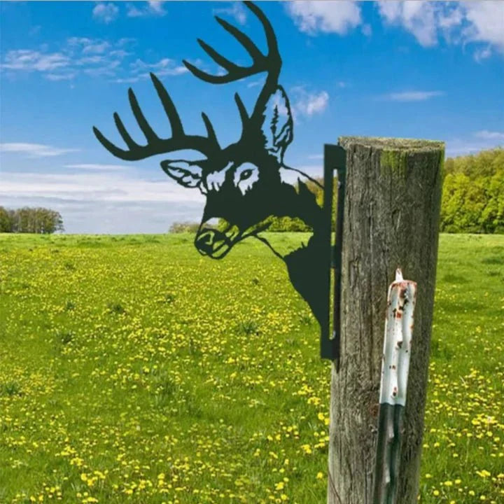 Metal Wall Art Farm Animal Handmade Rust Resistant