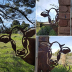 Metal Wall Art Farm Animal Handmade Rust Resistant