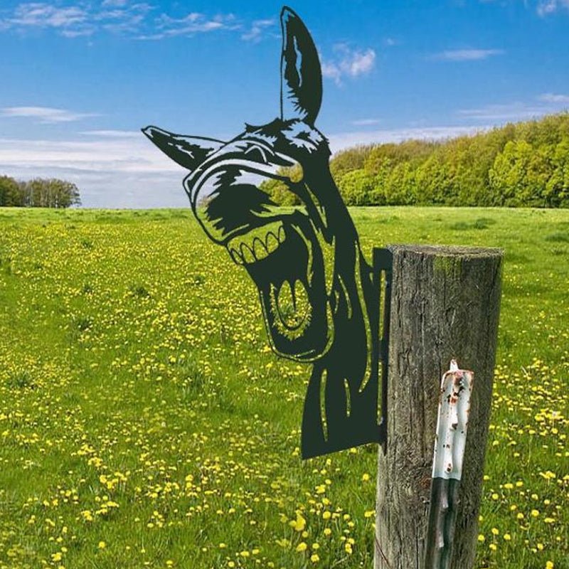 Metal Wall Art Farm Animal Handmade Rust Resistant