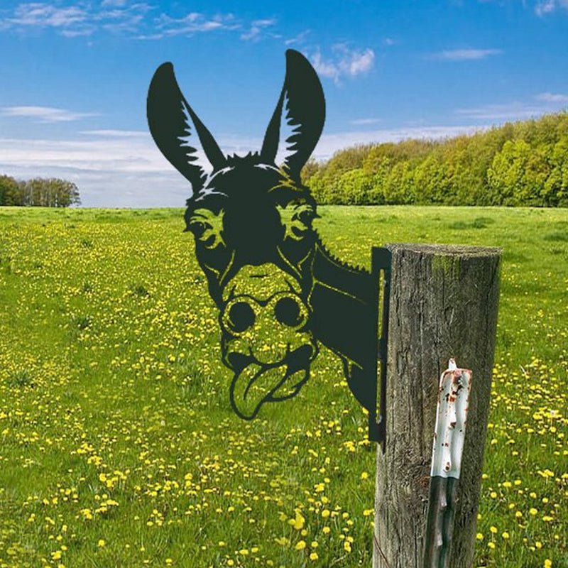 Metal Wall Art Farm Animal Handmade Rust Resistant