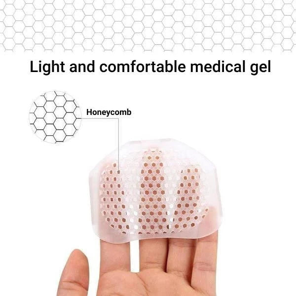 Metatarsal Gel Pads Ventilated Adhesive Fabric Backing